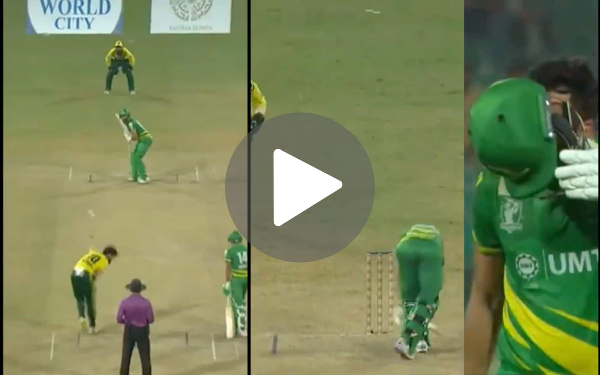 [Watch] Shaheen Afridi Takes Revenge As Agha Salman Hides Face Behind Helmet After Dismissal